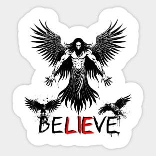 Believe in Satan Sticker